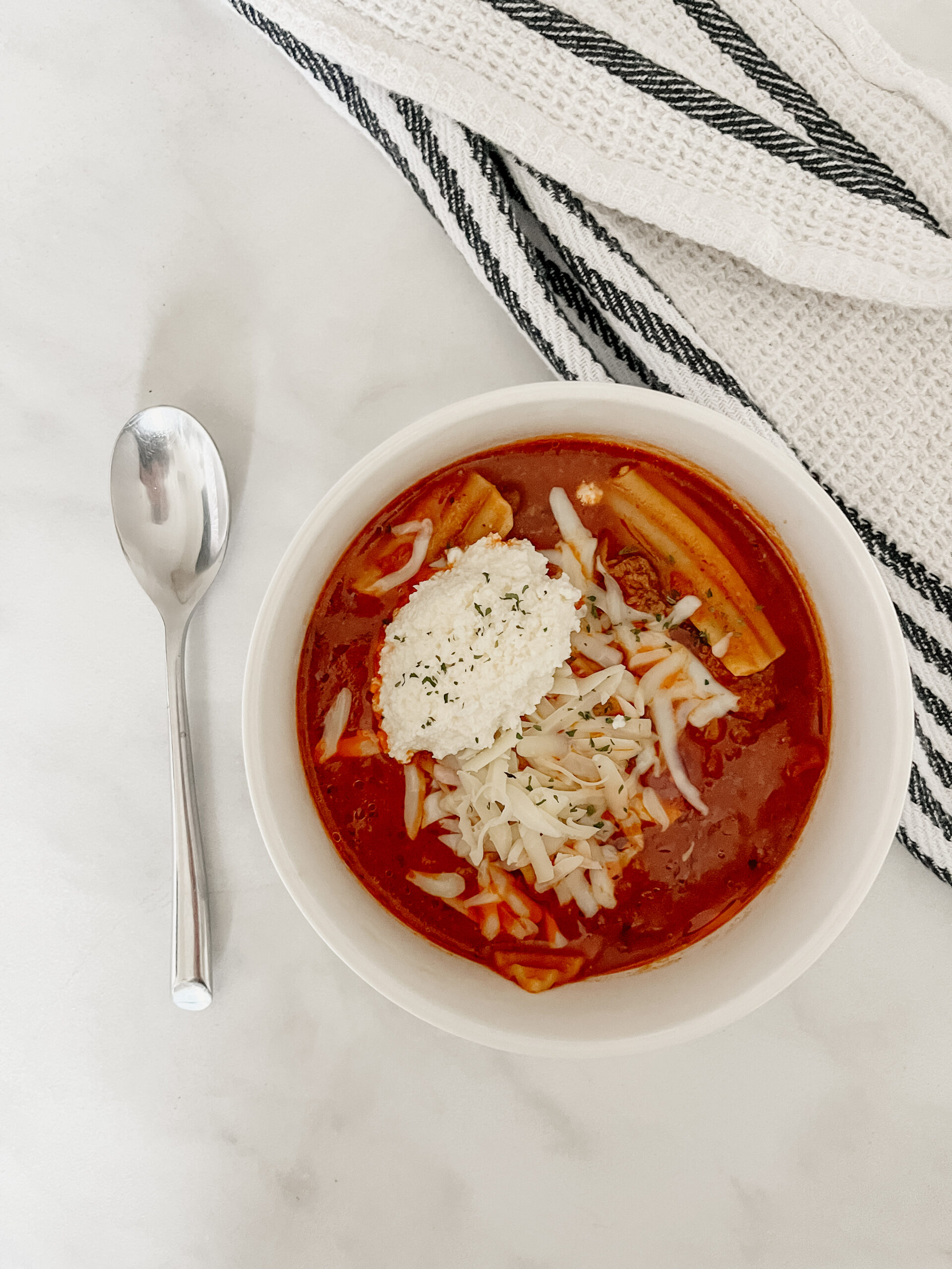 Cozy Lasagna Soup