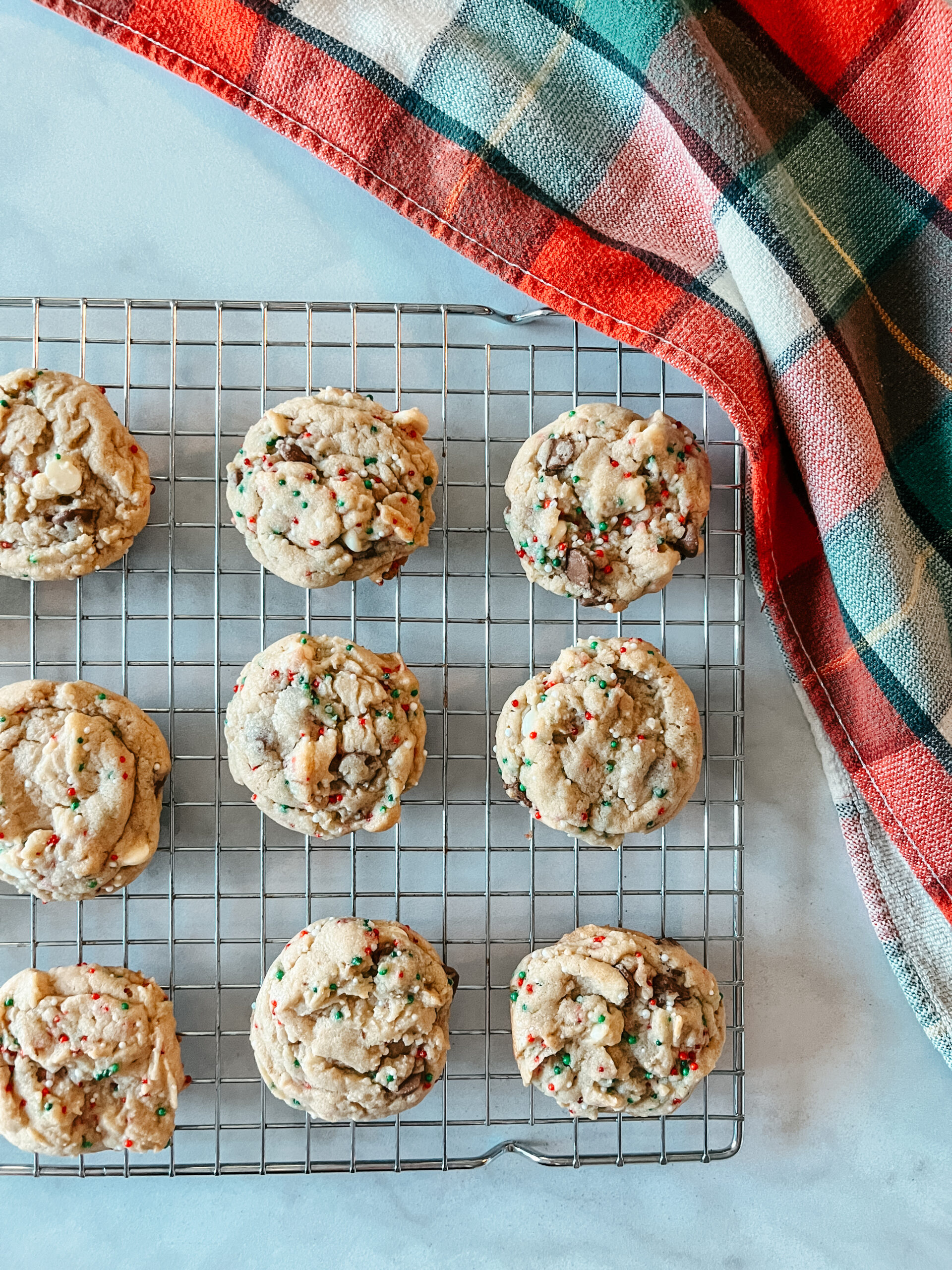 Birthday Cake Chocolate Chip Cookies